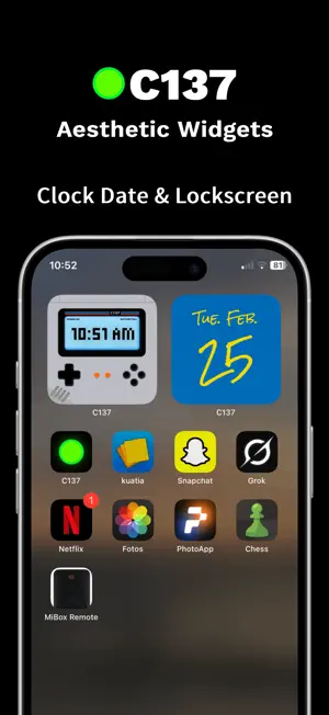 C137 - Aesthetic Widget screenshot 1