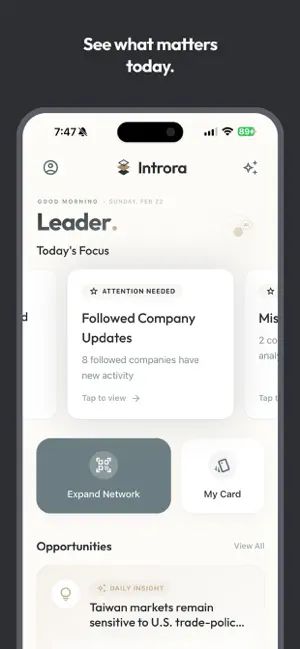 Introra - AI Biz Card Scanner screenshot 1