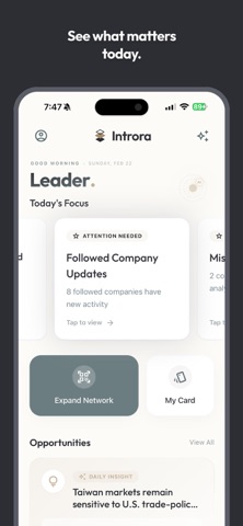 Introra - AI Biz Card Scanner screenshot