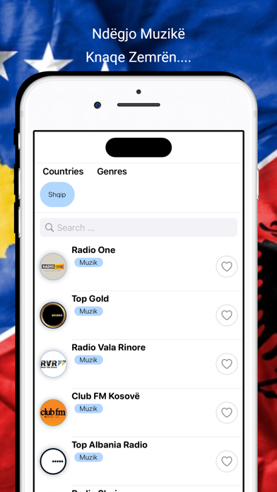 Radio Shqip Live Screenshot