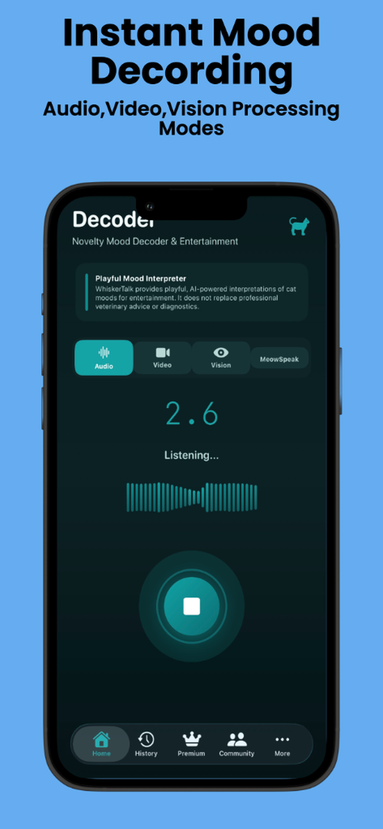 WhiskerTalk: Cat Translator screenshot 3