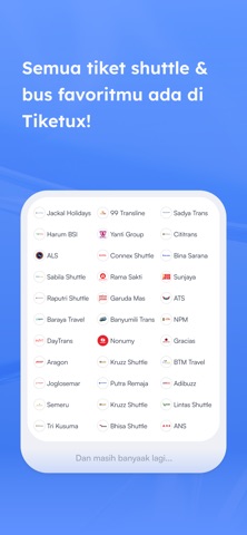 Tiketux screenshot