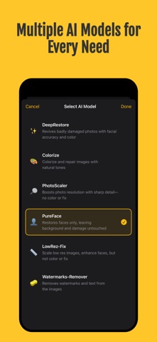 AI Restores.app | Fix Photos iPhone screenshot