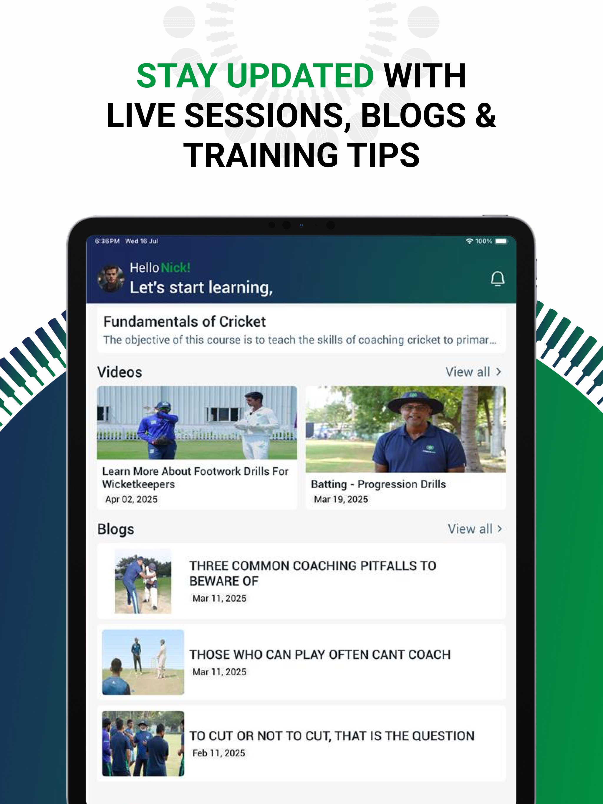 Coach Me Pro: Learn Cricket