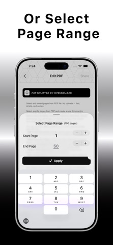 PDF Splitter by OpenSquare Screenshot 3 of 5
