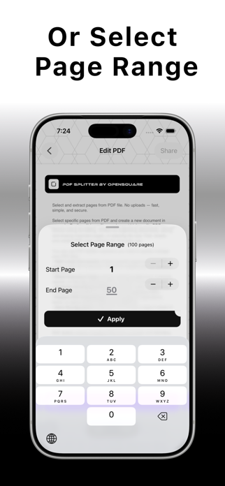 PDF Splitter by OpenSquare Screenshot 3 of 5