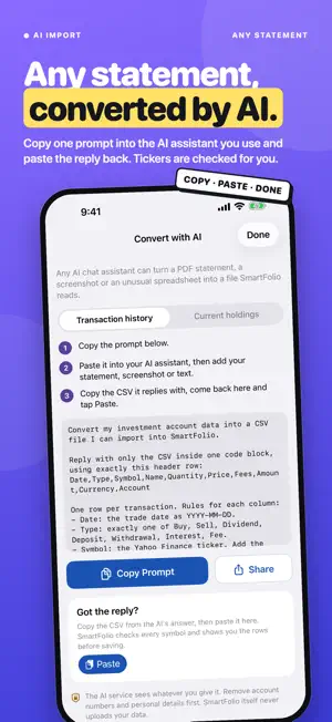 SmartFolio - Portfolio Tracker screenshot 8