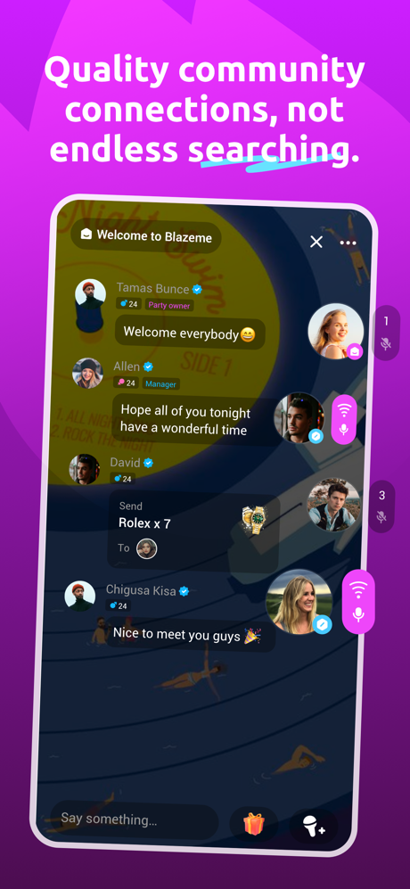 BlazeMe - Friends online screenshot 3
