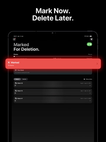 Marked. Swipe Photo Deleter iPad screenshot
