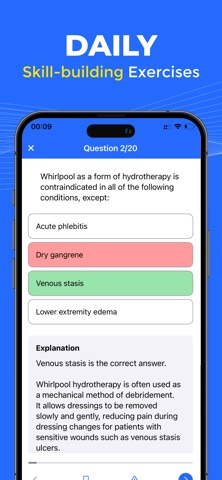 Wound Care Test Simulator screenshot