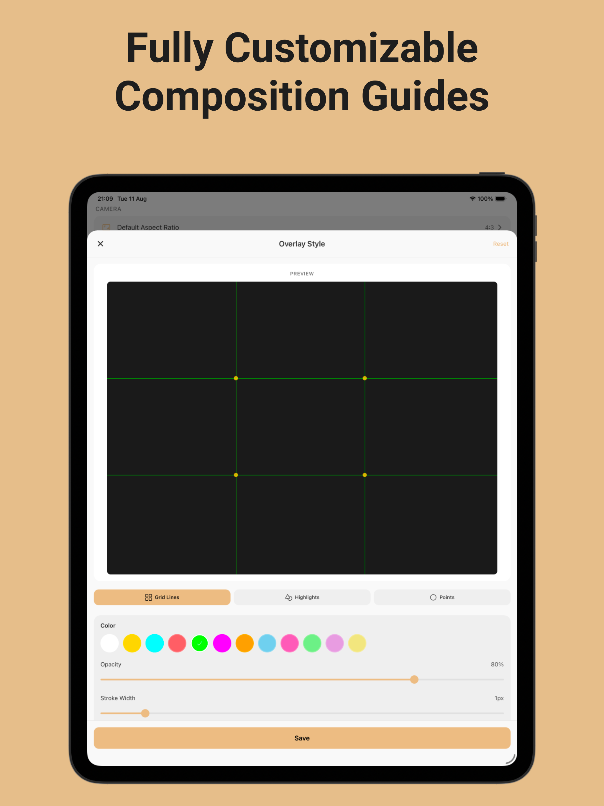Aurea Cam: Camera composition screenshot 8