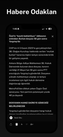 Dizge: özet haber, haber akışı screenshot