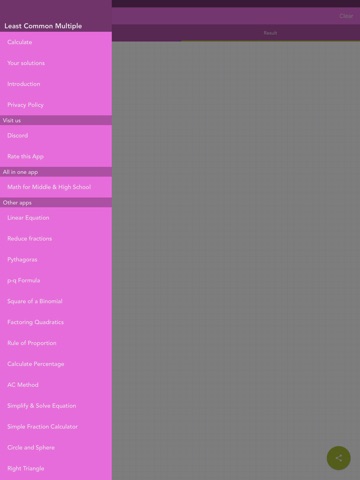 Least Common Multiple PRO iPad screenshot