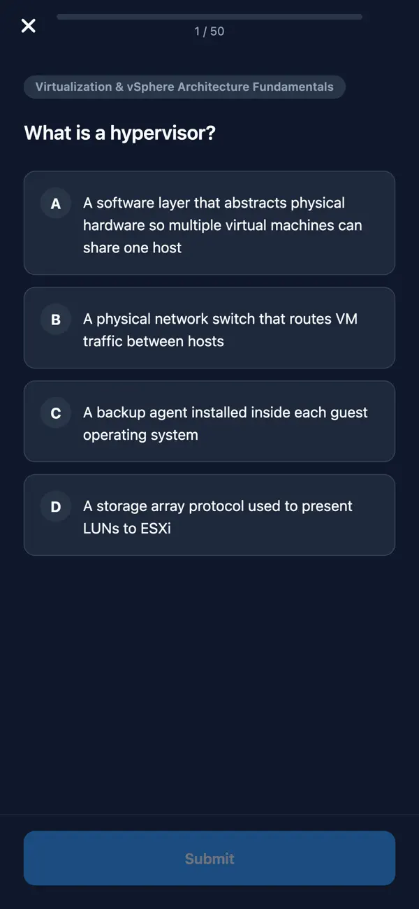 Screenshot #3 pour VCP vSphere Exam Prep