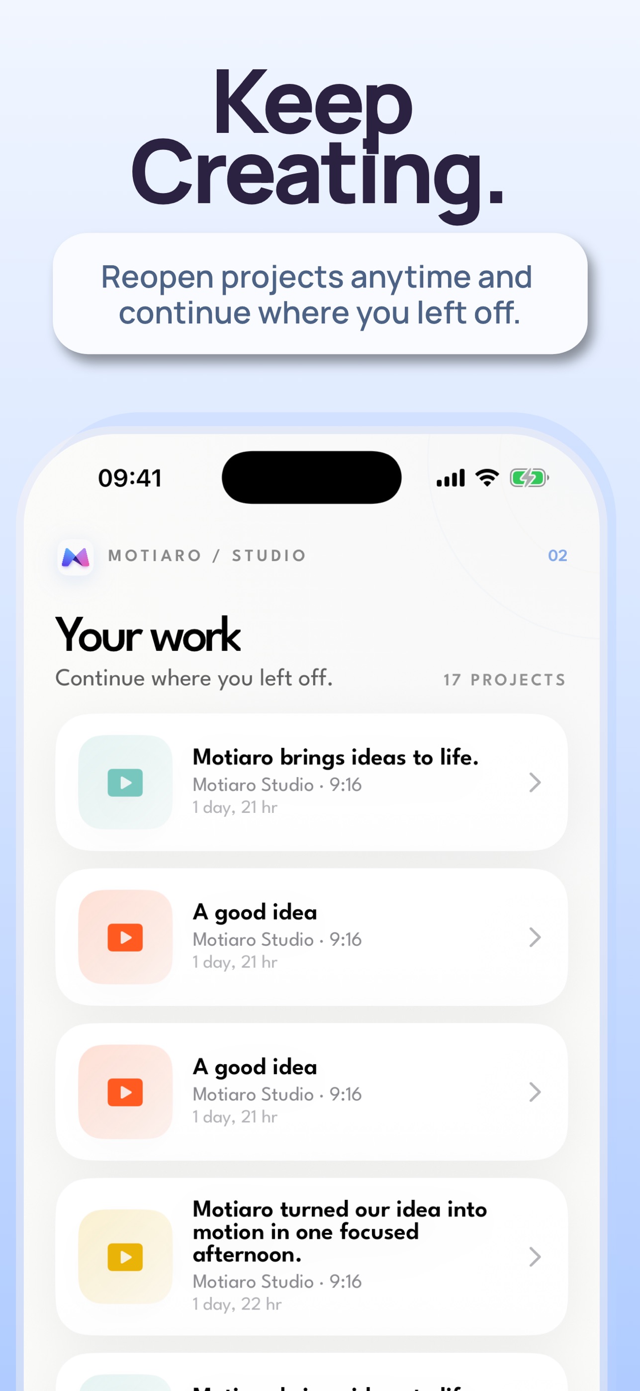 Screenshot 9 of Motiaro: Motion Design