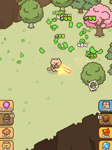 Idle Cat Gunner: Shooter RPG iPad screenshot