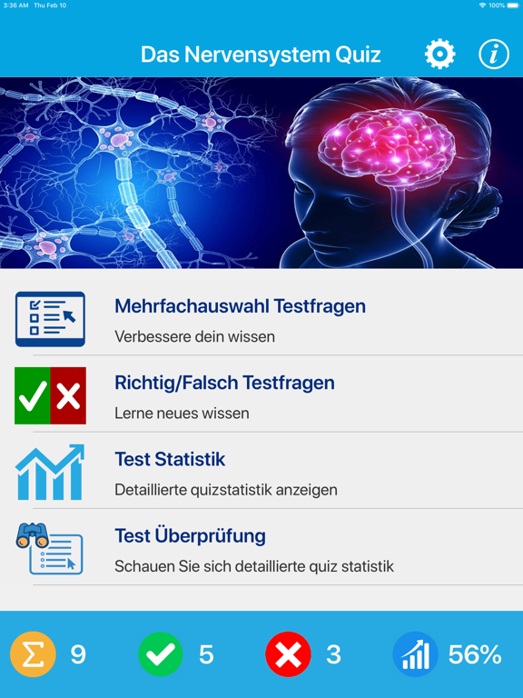 Screenshot #4 pour Nervensystem Quiz