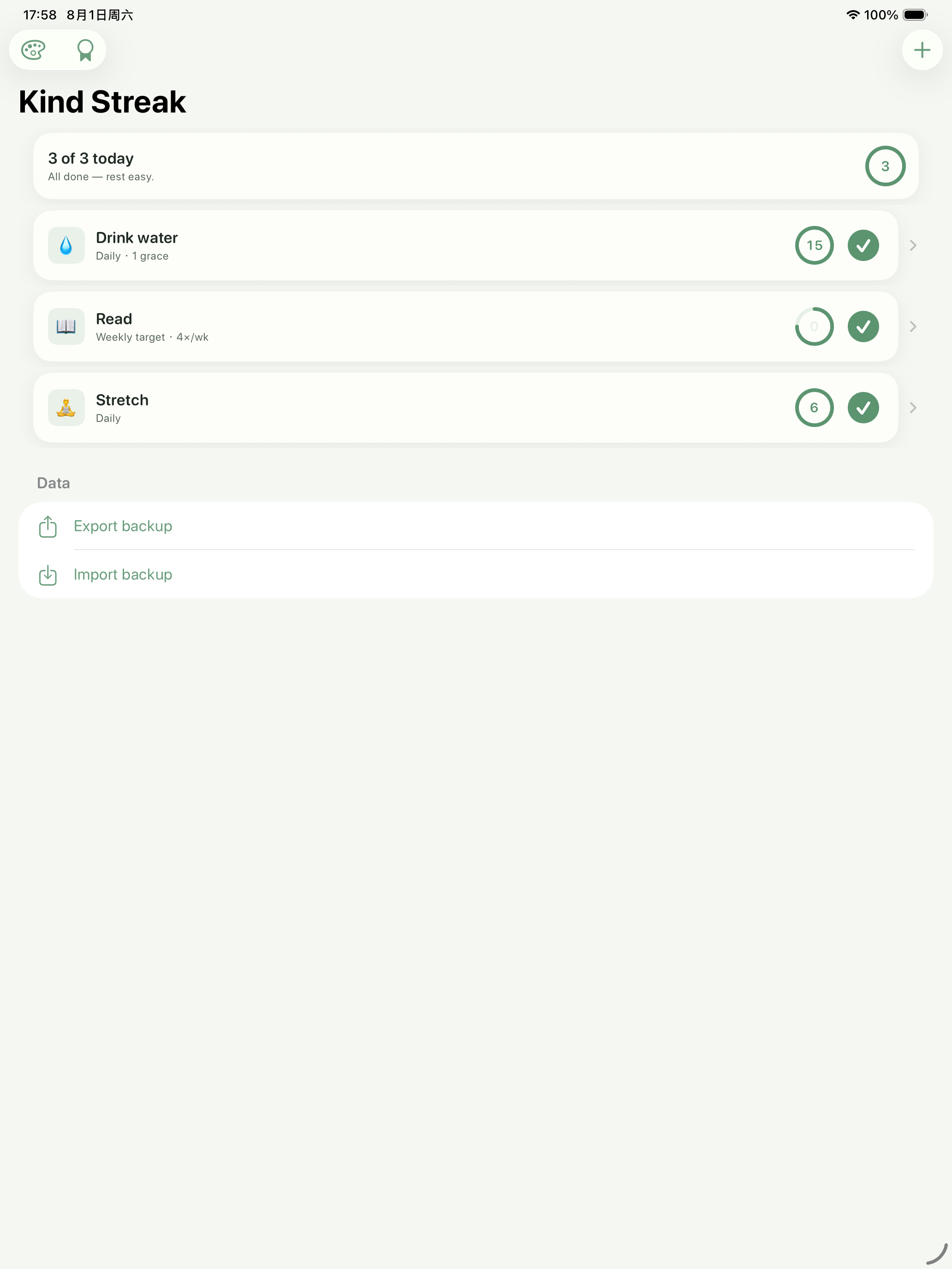 Kind Streak — Habit Tracker screenshot 6