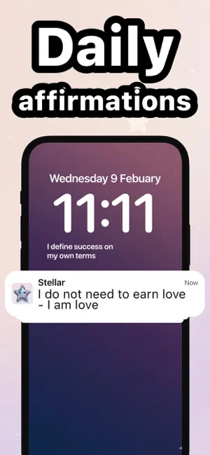 Stellar - Daily Affirmations screenshot 1
