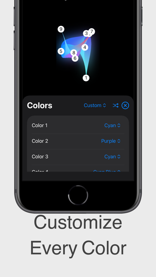 #2. MeshPaper: Wallpaper Generator (iOS) 由: MCRICH LLC