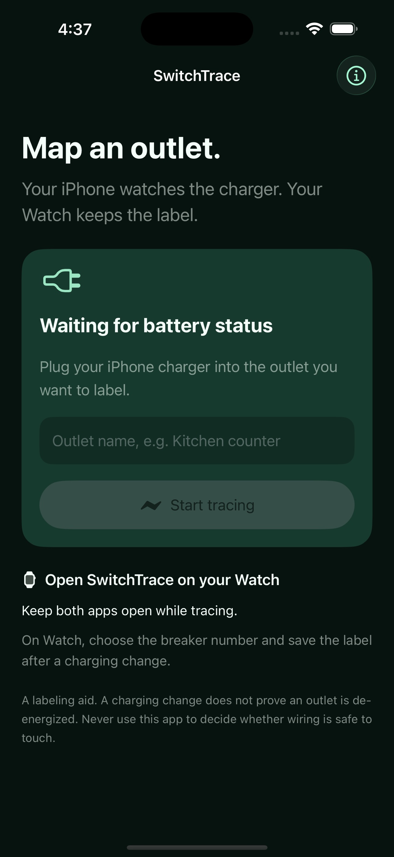 Screenshot 1 of SwitchTrace