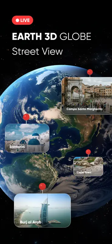 Earth 3D Globe : Street View screenshot 1 of 7