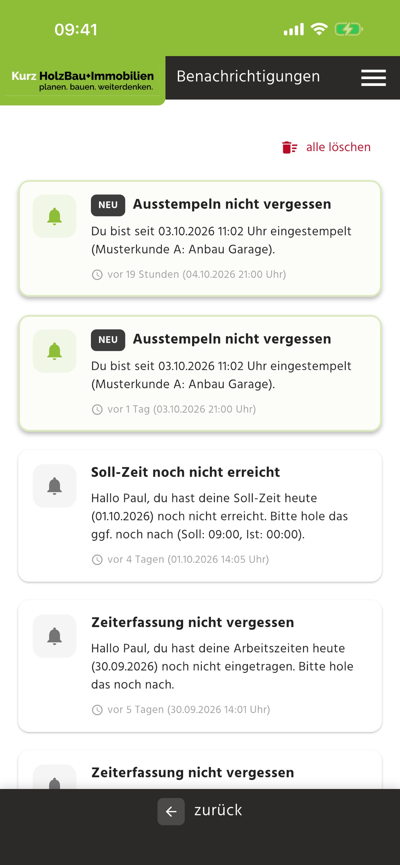 Screenshot 4 of My-Kurz-HolzBau-App