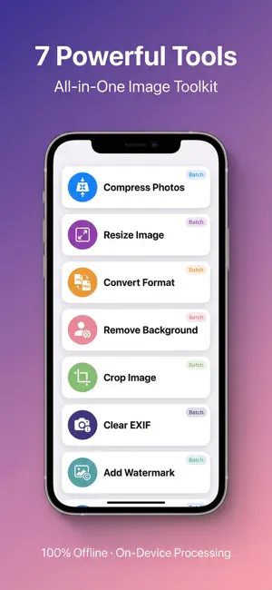 Photo Compress Resize HEIC JPG screenshot 1