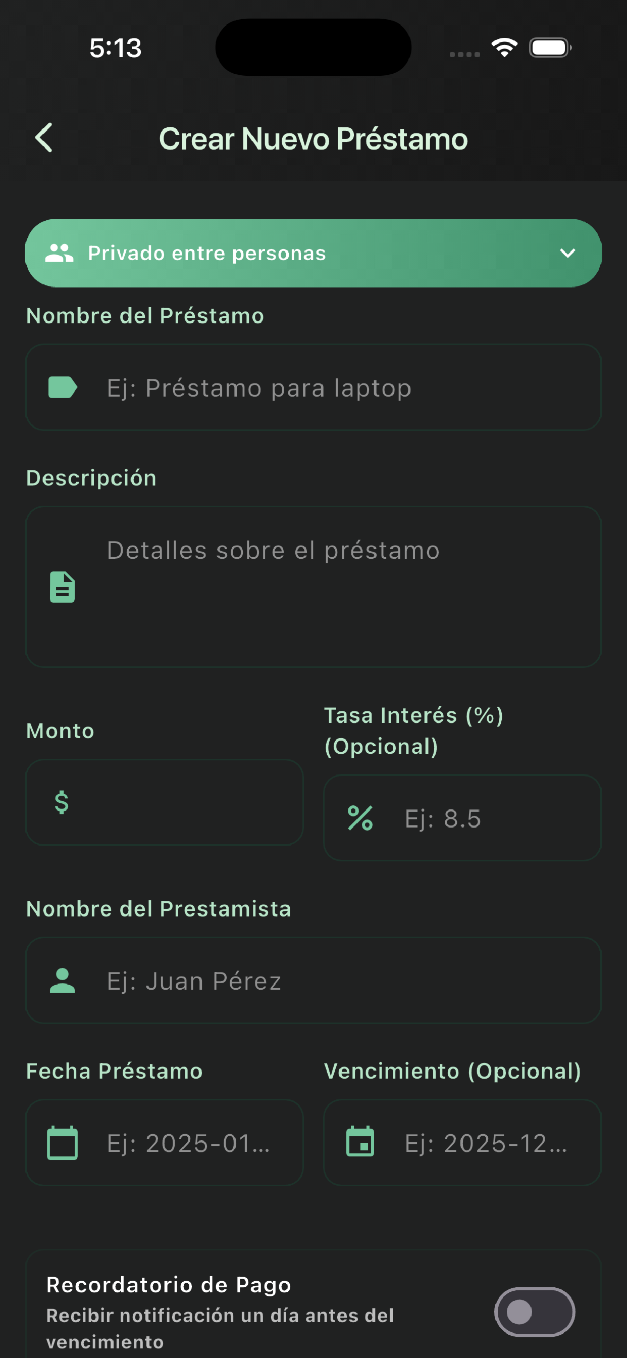 Prestamigo App