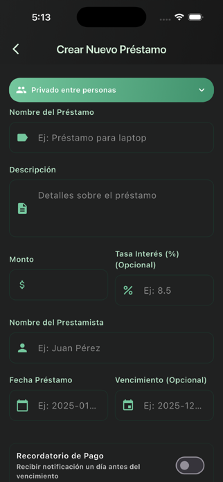 Prestamigo App Screenshot 3 of 3