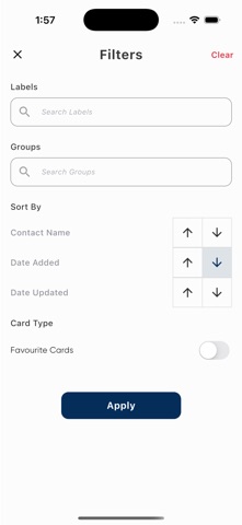 BizCatchUp iPhone screenshot