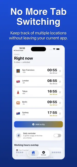 World Time Zones App screenshot 2