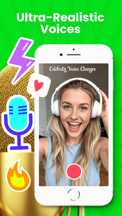 Celebrity Voice Changer Live Screenshot