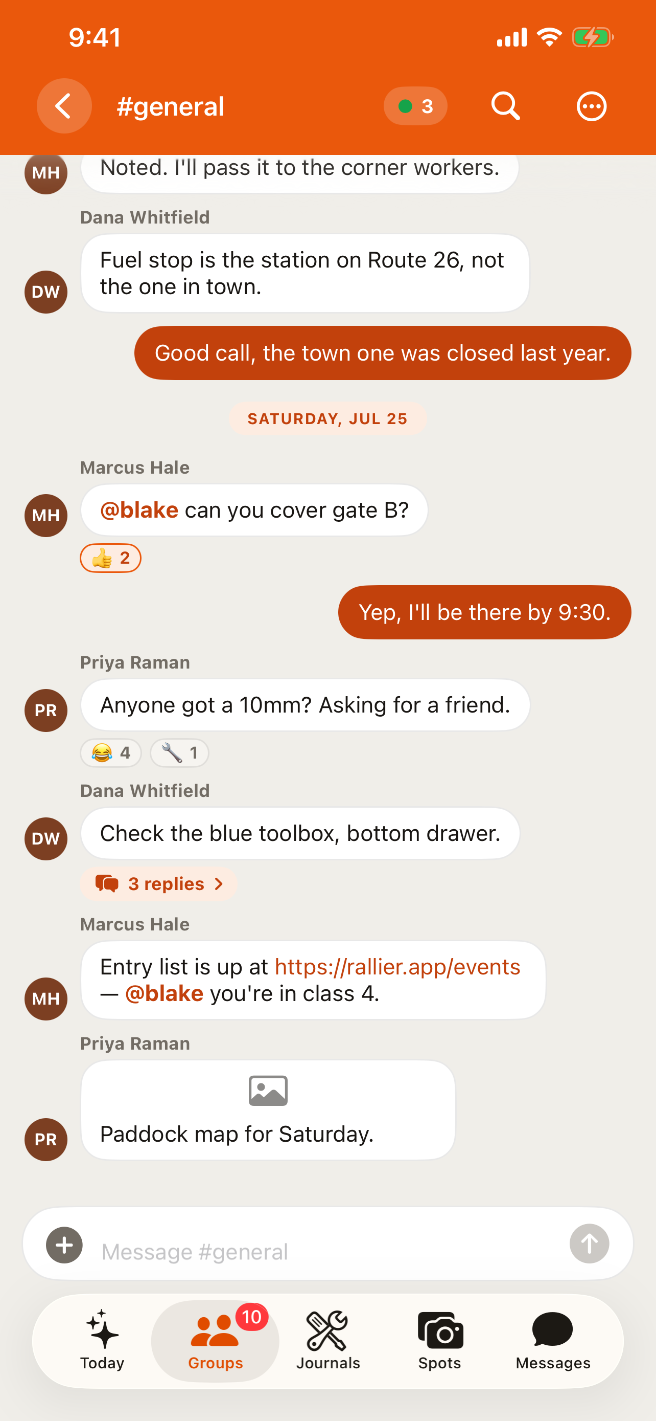 RALLIER Hub screenshot 2