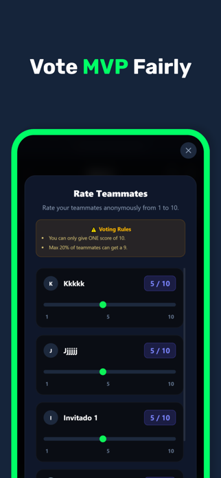 Create Teams & Tournaments Screenshot 5 of 8