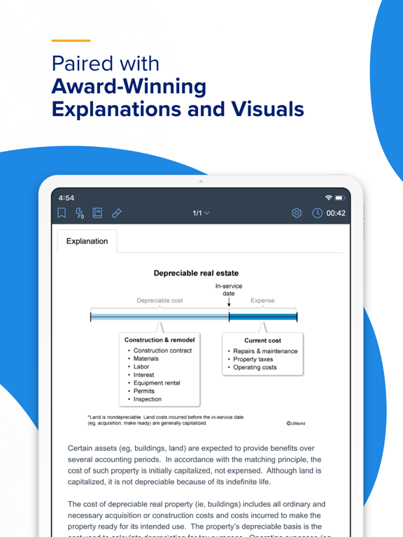 Screenshot #6 pour UWorld Accounting - Exam Prep