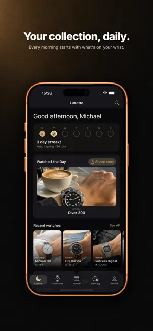 Lunette: Watch Box & Diary screenshot 1