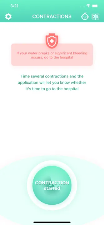 Contraction Timer & Counter 9m: Screenshot 4 von 10