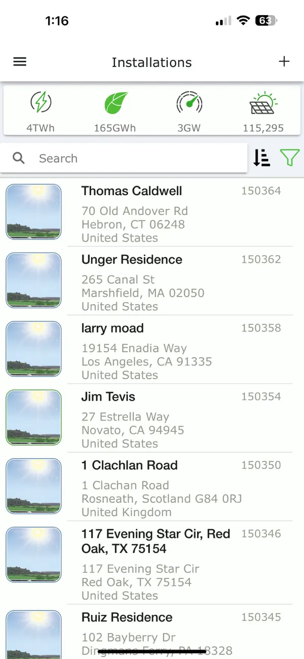 Screenshot #2 pour Tigo Energy Intelligence