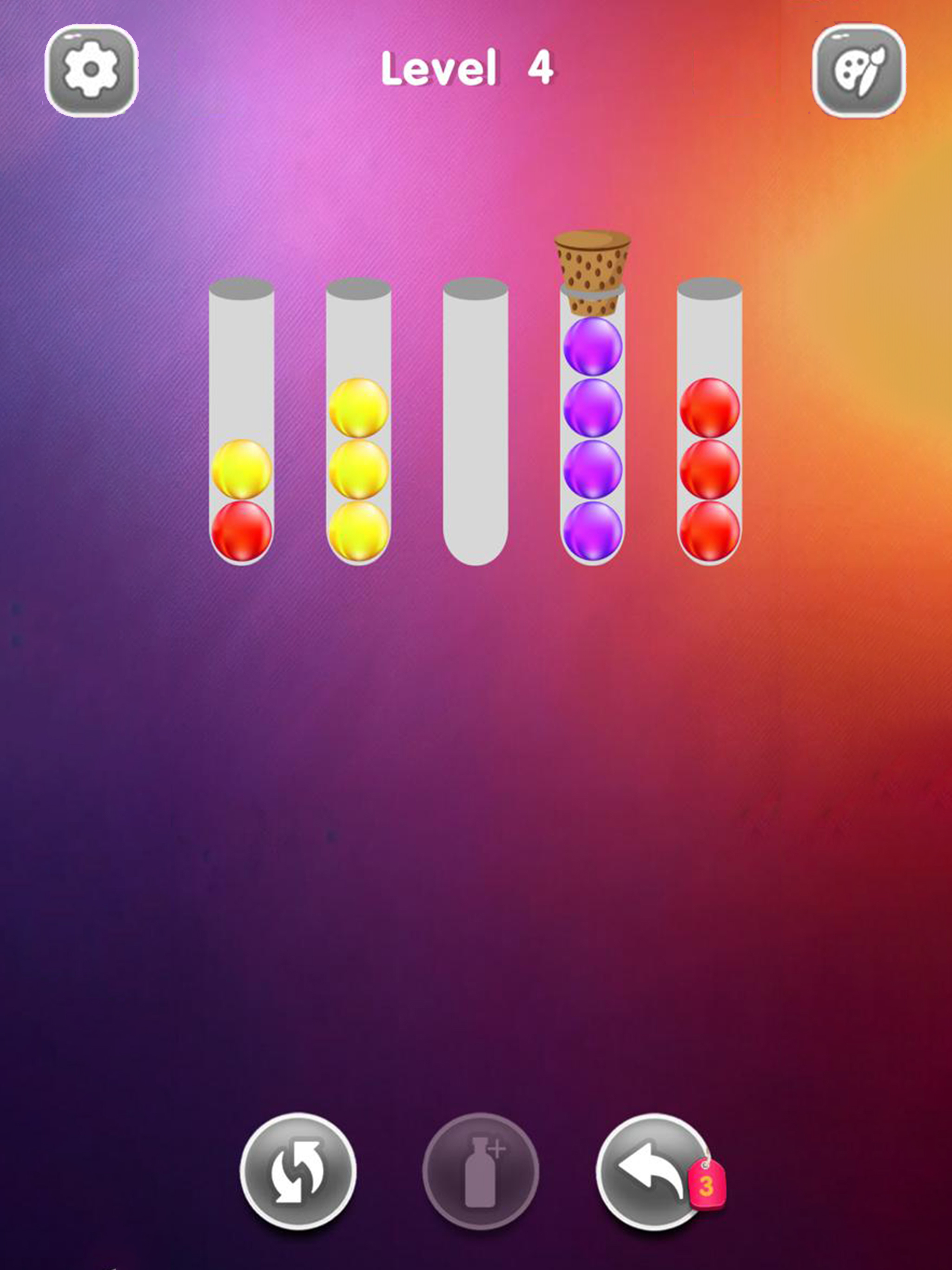 Ball Sort : Color Tube Puzzle