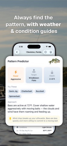 BassRadar: Bass Fishing App iPhone screenshot