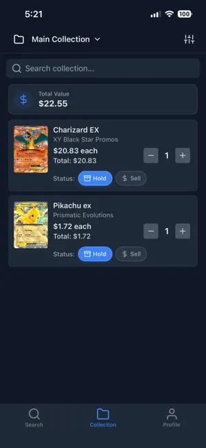 TCG Checker screenshot 1