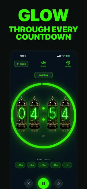 Nixie Tube Timer: Countdown screenshot 2