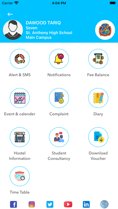 St. Anthony High School Screenshot