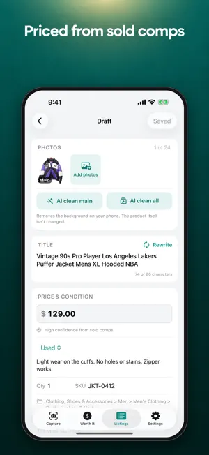 FlowLister AI: Resale Listings screenshot 3