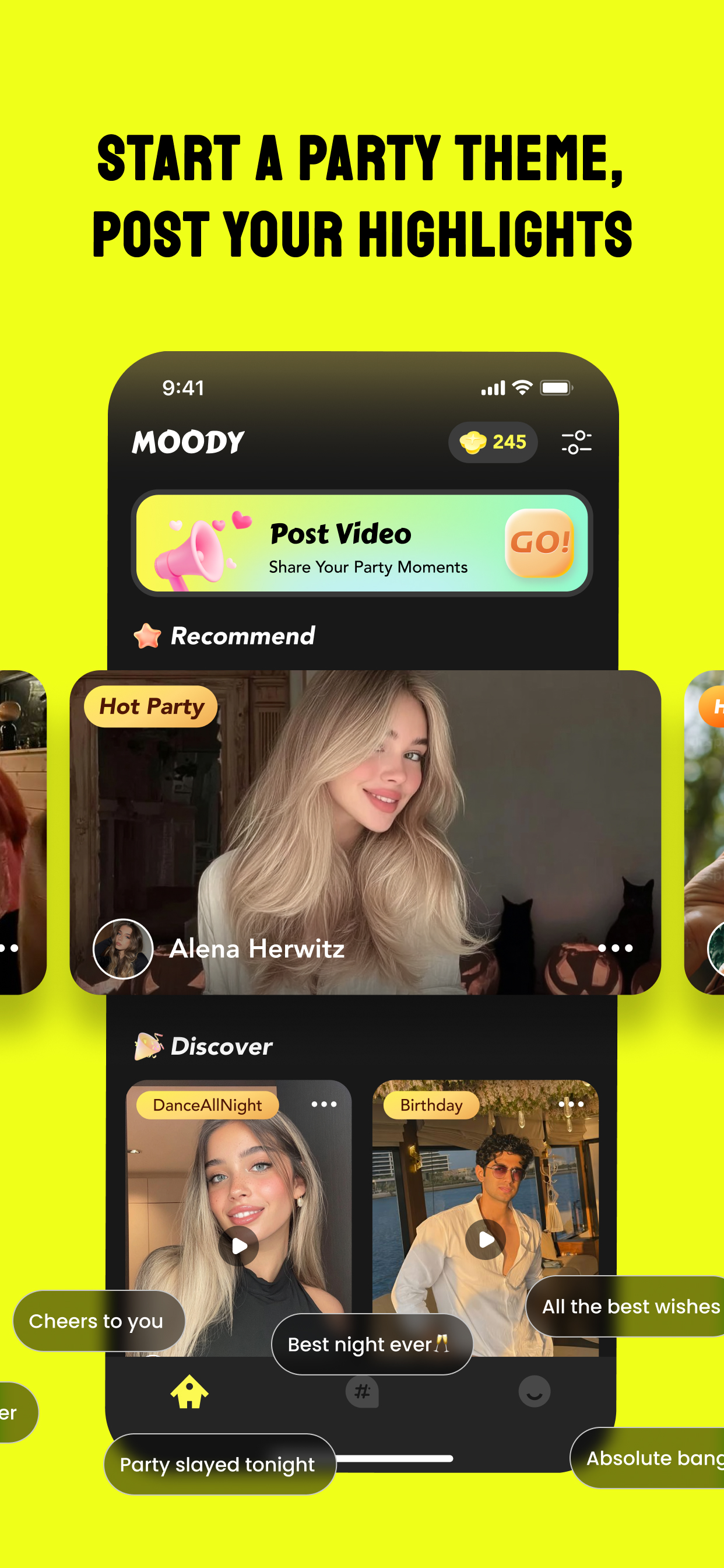 Moody: Live Call, Meet, Party screenshot 2