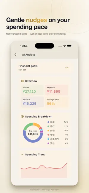 MoneySense AI Budget Assistant screenshot 4
