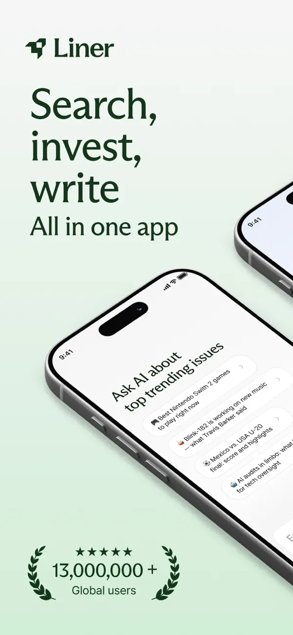 Screenshot #1 pour Liner - AI search assistant