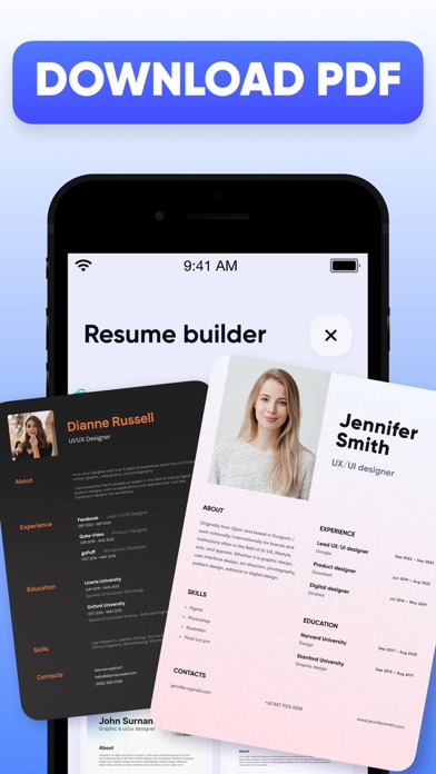 Resume Builder App - CV Maker Screenshot