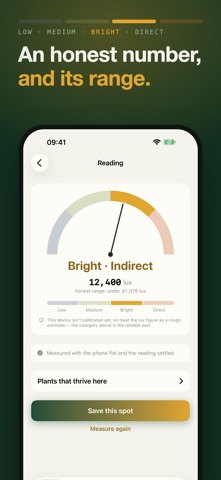 Solspot: Plant Light Meter Screenshot 4 of 8